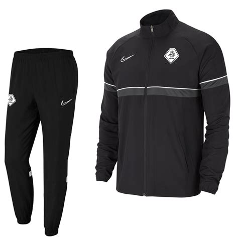 Nike KNVB Trainingspak Woven Zwart Wit 